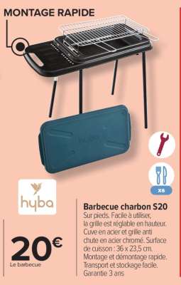 Barbecue charbon S20