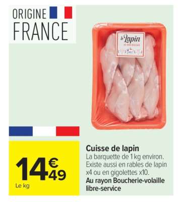 Cuisse de lapin