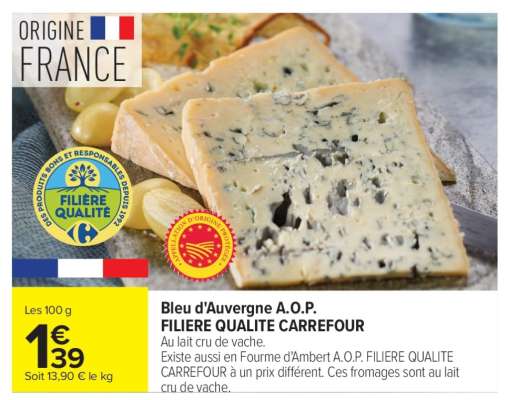 Bleu d'Auvergne A.O.P.