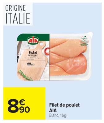 Filet de poulet AIA