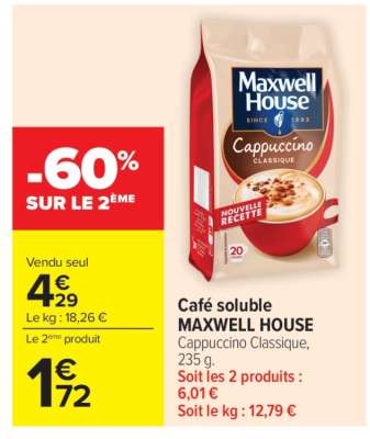 Café Soluble Maxwell House