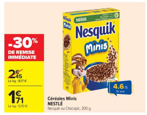 Céréales Minis Nestlé