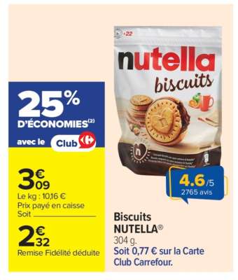 Biscuits NUTELLA®