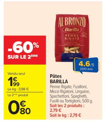 PÂTES "BARILLA"