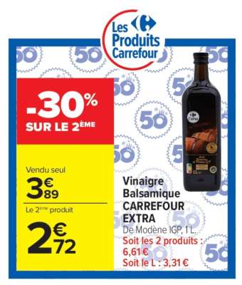 Vinaigre Balsamique CARREFOUR EXTRA