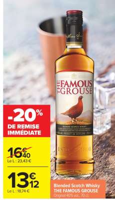 BLENDED SCOTCH WHISKY 'THE FAMOUS GROUSE'