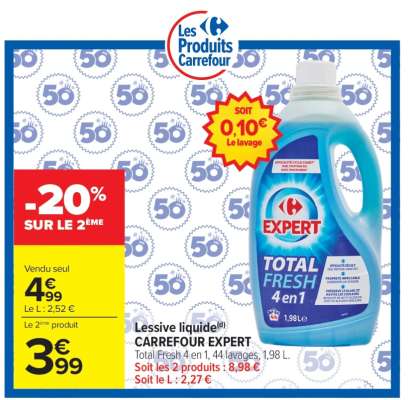 Lessive liquide CARREFOUR EXPERT