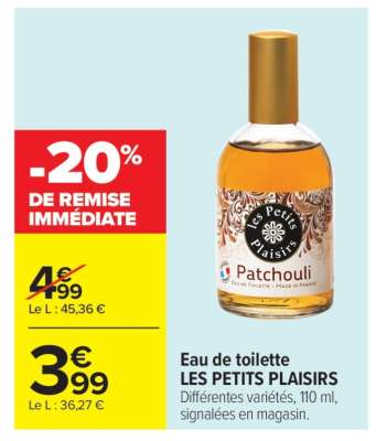 Eau De Toilette Les Petits Plaisirs