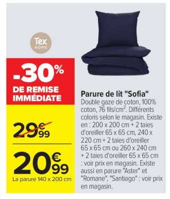 Parure de lit "Sofia"