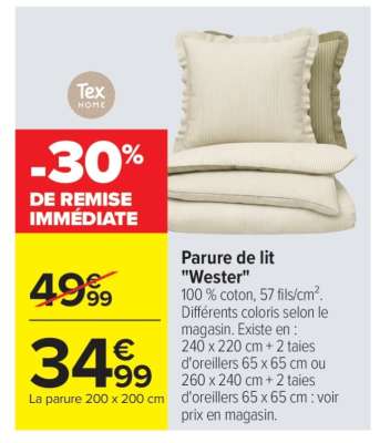 Parure de lit "Wester"