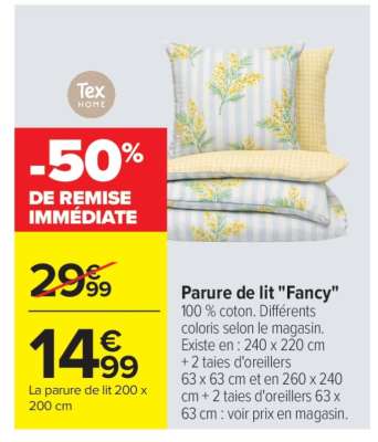 Parure de lit "Fancy"