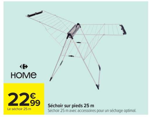 Séchoir sur pieds 25 m