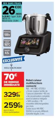 Robot cuiseur multifonctions connecté