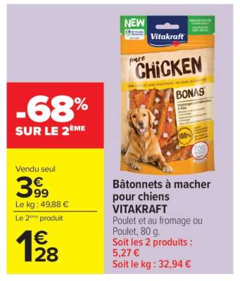 Bâtonnets à mâcher pour chiens VITAKRAFT