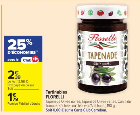 Tartinables Florelli