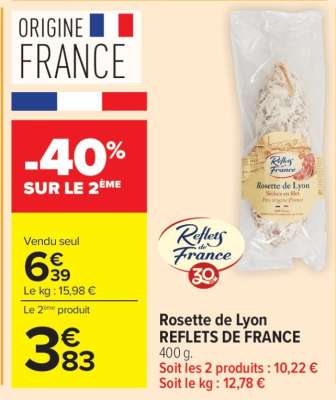 Rosette de Lyon REFLETS DE FRANCE