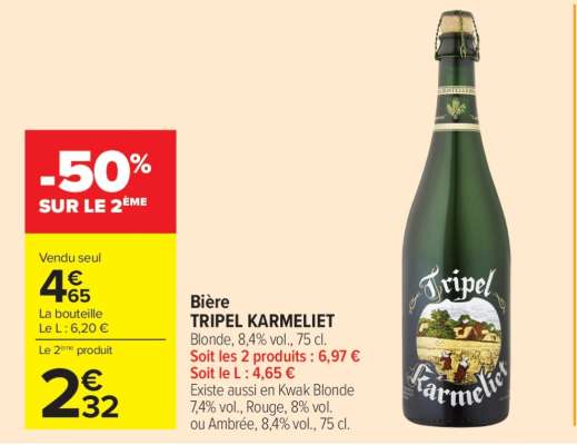 Bière Tripel Karmeliet*