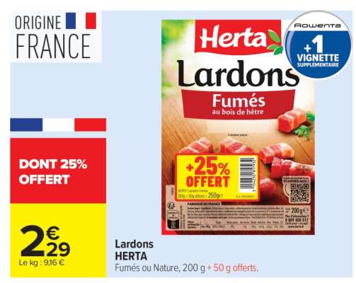 Lardons Herta