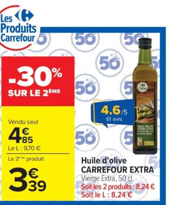 Huile d'olive CARREFOUR EXTRA