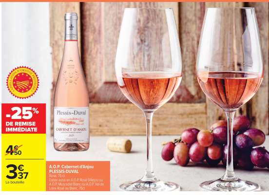 A.O.P. Cabernet d'Anjou PLESSIS-DUVAL