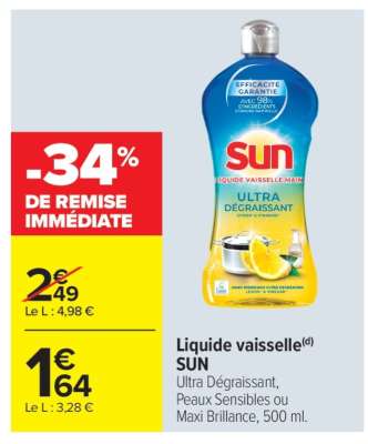 Liquide vaisselle SUN