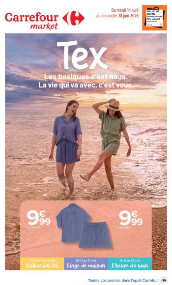 Catalogue Carrefour Market - 14/04/2026 - 28/04/2026.