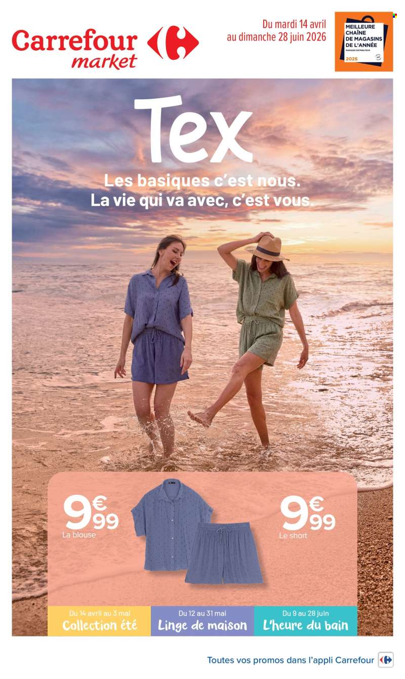 Catalogue Carrefour Market - 14/04/2026 - 28/04/2026.