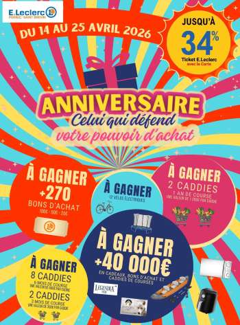 Catalogue E.Leclerc - 13/04/2026 - 25/04/2026.