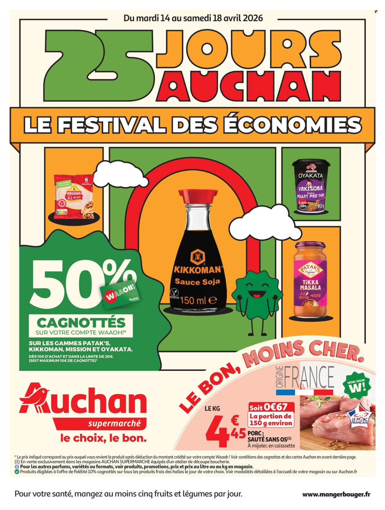 Catalogue Auchan - 14/04/2026 - 18/04/2026. Page 1