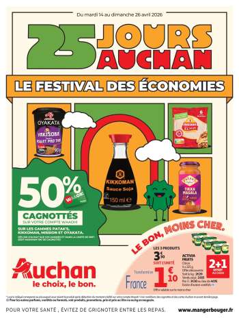 Catalogue Auchan - 14/04/2026 - 26/04/2026.
