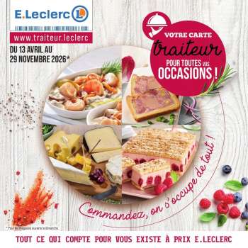 Catalogue E.Leclerc - 13/04/2026 - 29/11/2026.