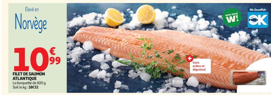 Filet De Saumon Atlantique