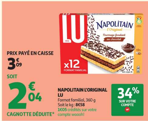 Napolitain L'original Lu