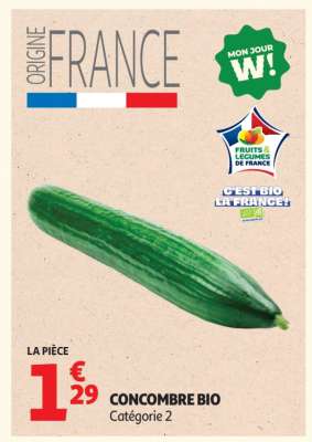 Concombre BIO