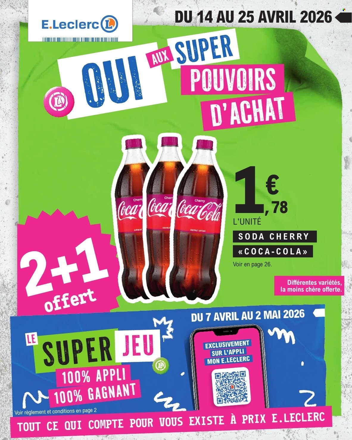 Catalogue E.Leclerc - 14/04/2026 - 25/04/2026. Page 1