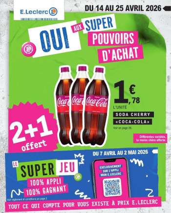 Catalogue E.Leclerc - 14/04/2026 - 25/04/2026.