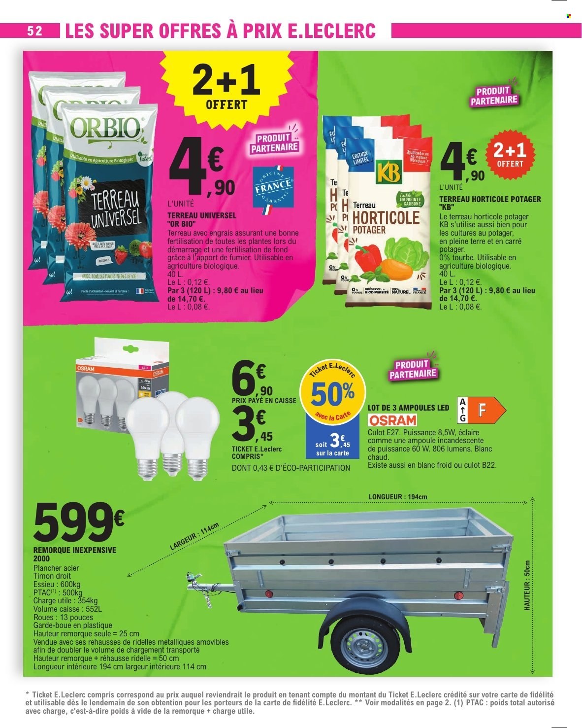 Catalogue E.Leclerc - 14/04/2026 - 25/04/2026. Page 52