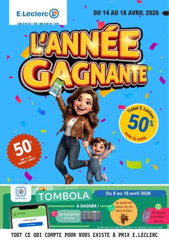 Catalogue E.Leclerc - 14/04/2026 - 18/04/2026.