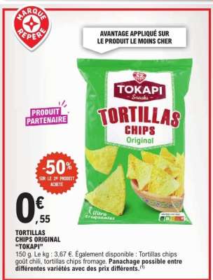 TORTILLAS CHIPS ORIGINAL "TOKAPI"