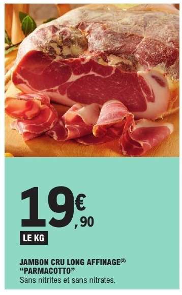 JAMBON CRU LONG AFFINAGE "PARMACOTTO"