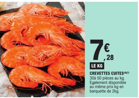 CREVETTES CUITES
