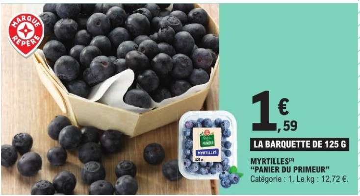 Myrtilles "Panier du Primeur"