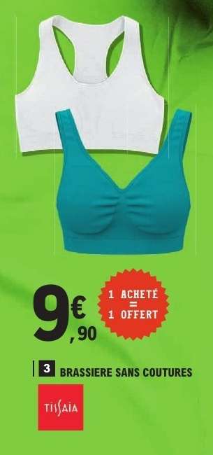 Brassiere sans coutures