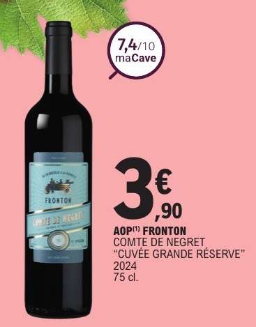 AOP Fronton Comte de Negret "Cuvée Grande Réserve"