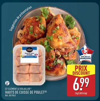 ST-CLÉMENT LE VOLAILLER HAUTS DE CUISSE DE POULET