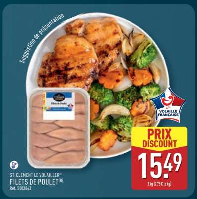 ST-CLÉMENT LE VOLAILLER FILETS DE POULET