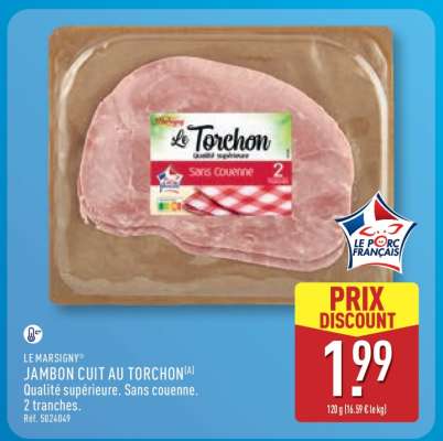 Jambon cuit au torchon