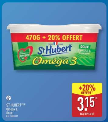 ST HUBERT OMÉGA 3 DOUX