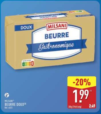 MILSANI BEURRE DOUX