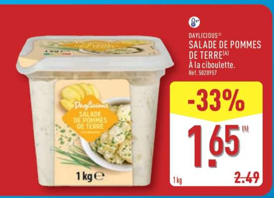 DAYLICIOUS Salade de Pommes de Terre